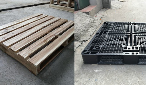 Sự khác nhau giữa pallet gỗ và pallet nhựa